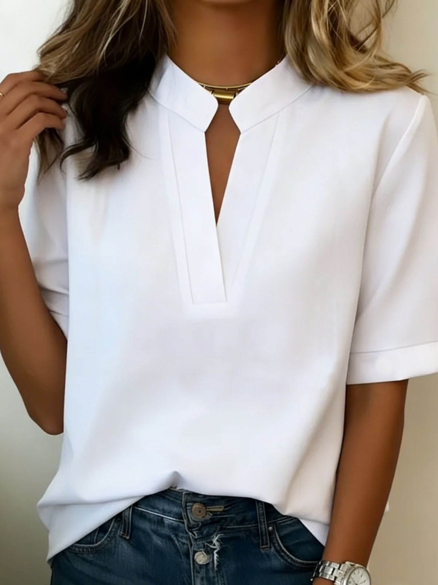 Lucy | Camisa holgada de tacto suave