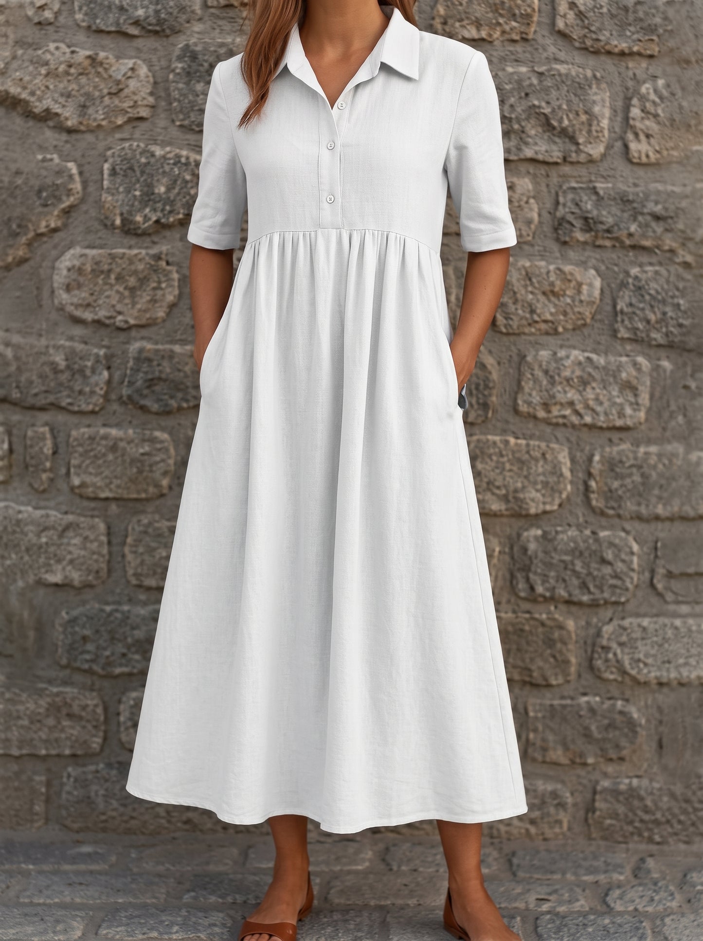 Lyra™ | Vestido de verano Básico Clásico