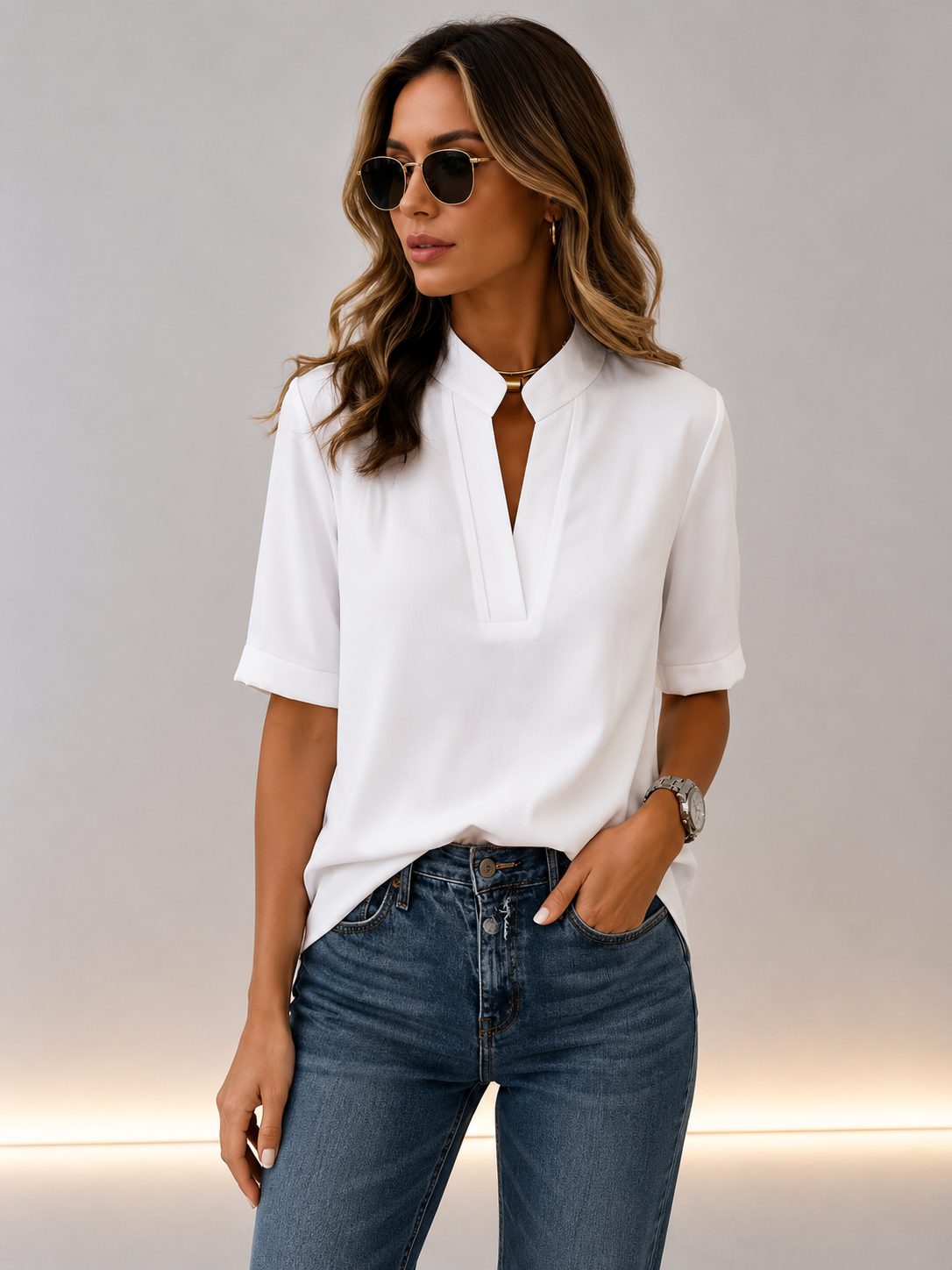 Lucy | Camisa holgada de tacto suave